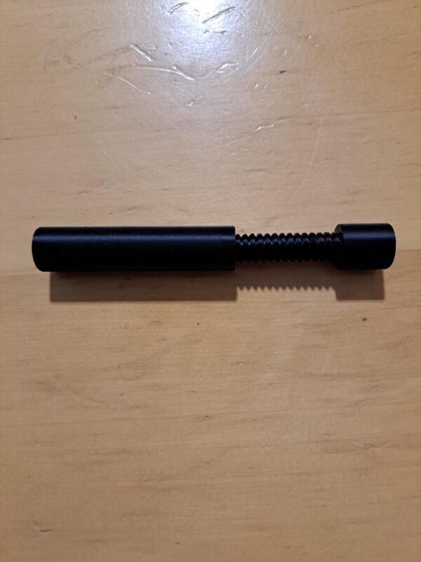 Näytönohjaimen tukiteline sivuprofiilista