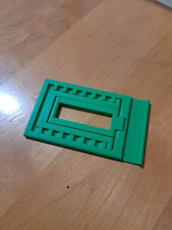 3D‑tulostettu säädettävä puhelinteline vihreä